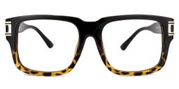 Georgiana Square Tortoise Glasses0