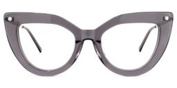 Garbo Cateye Gray Glasses0