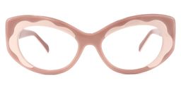 Toffee-Bites Cateye Cameo-Brown Glasses0