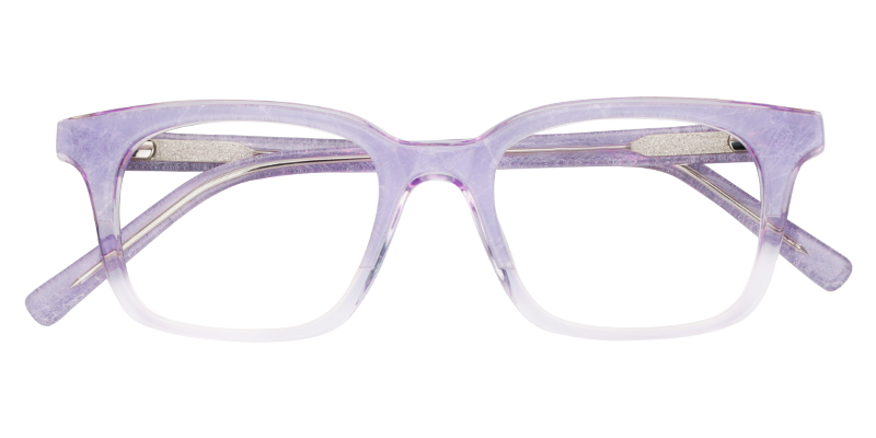  Rectangle Light Purple Glasses1
