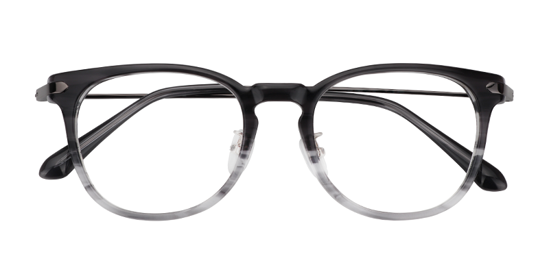 Oval Gray Glasses | Zeelool Eyeglasses Online1