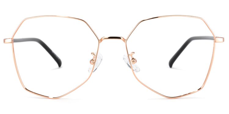 Bivins Geometric Gold Glasses