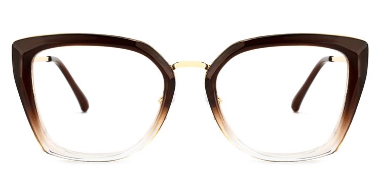 Matos Sqaure Brown Glasses
