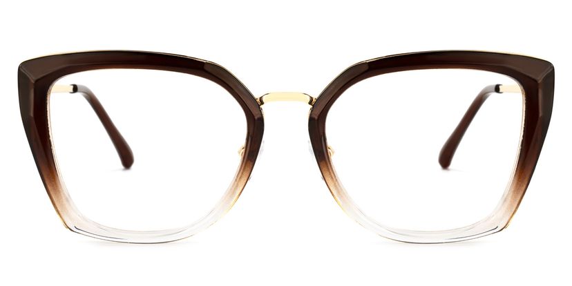 Matos Sqaure Brown Glasses