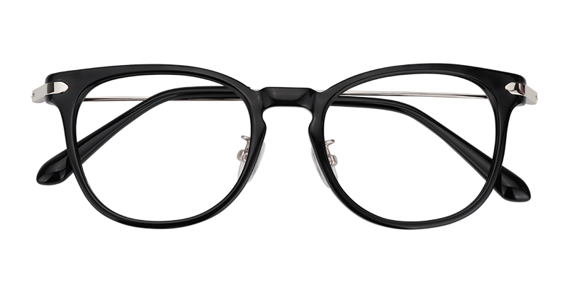Oval Black Glasses | Zeelool Eyeglasses Online1