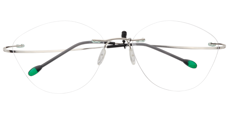 Cat Eye Green Glasses | Zeelool Eyeglasses1