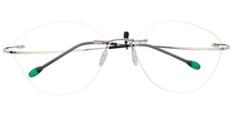 Elizabeth Cat Eye Green Glasses1