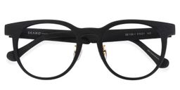 Calliste Round Black Glasses1
