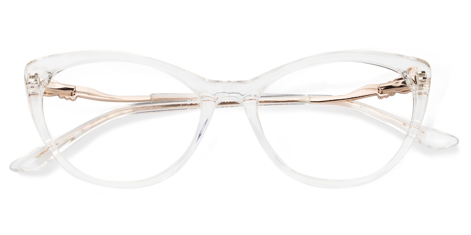 Cat Eye Clear Glasses | Zeelool Glasses2