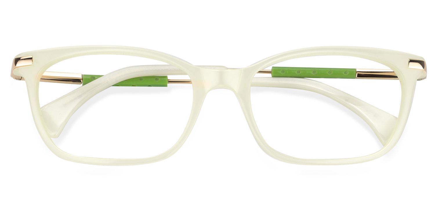 Rectangle Beige Glasses | Zeelool Glasses1