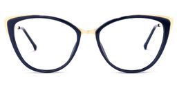 Agnew Cateye Dark-Blue Glasses0