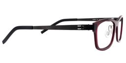 Anastasia Rectangle Red Glasses3