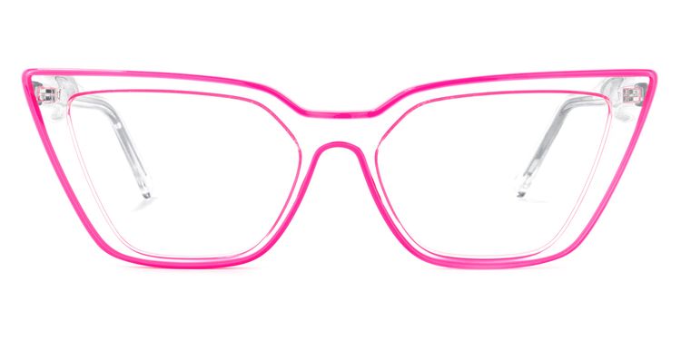 Yosef Cateye Bright-Pink Glasses