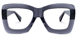 Serenity Square Gray Glasses 0