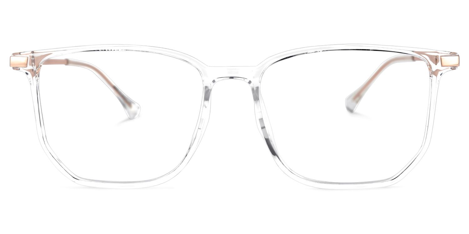 Fezell TR90 Square Clear Frame Glasses | Zeelool Optical0