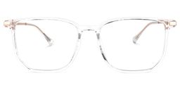 Fezell Clear Square Glasses0