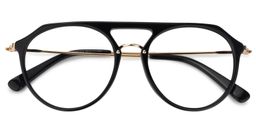 Carlota Aviator Black Glasses1