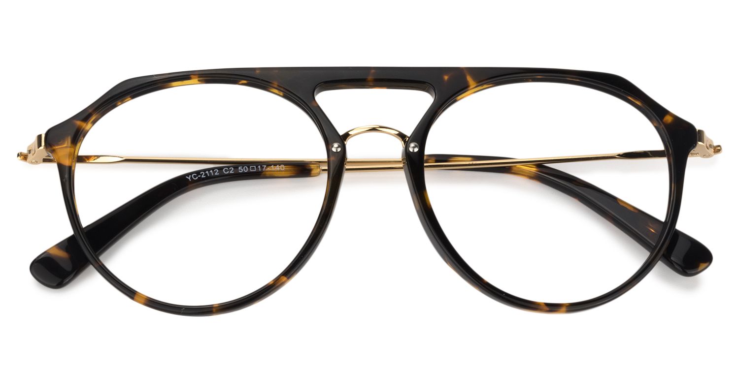 Aviator Tortoise Glasses | Zeelool Glasses1