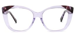 Liranzo Cateye Purple Glasses0