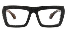 Gagliardi Square Black Glasses0
