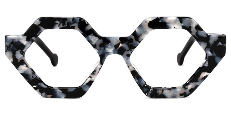 Barreto Geometric Marble Glasses