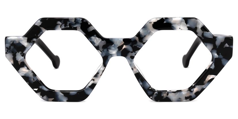 Barreto Geometric Marble Glasses