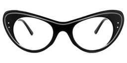 Mayra Cateye Black Glasses 0