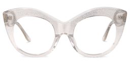 Rosemary Cateye Clear Glasses0