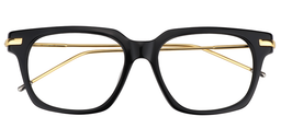 Randell Rectangle Black Glasses1