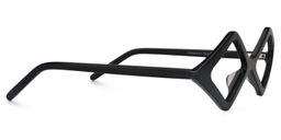 Allison  Diamond-shaped Black Glasses4