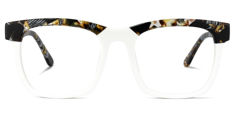 Cohill Square White Glasses