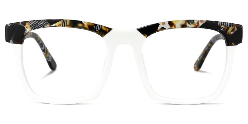 Cohill Square White Glasses