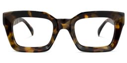 Nevaeh Square Tortoise Glasses0