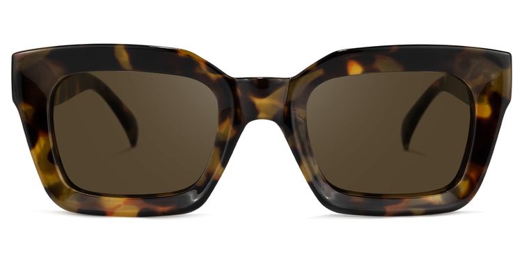Nevaeh Tortoise Square Sunglasses