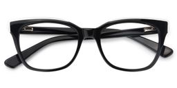 Celine Square Black Glasses1