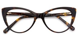 Charis Cat Eye Tortoise Glasses1