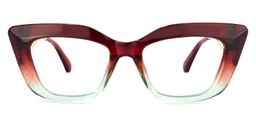 Ferrer Cateye Red Glasses0