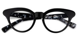 Chadwick Cat Eye Black Glasses1