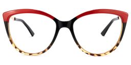 Omari Cateye Red Glasses0