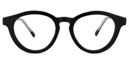 Pierce Round Black Glasses0