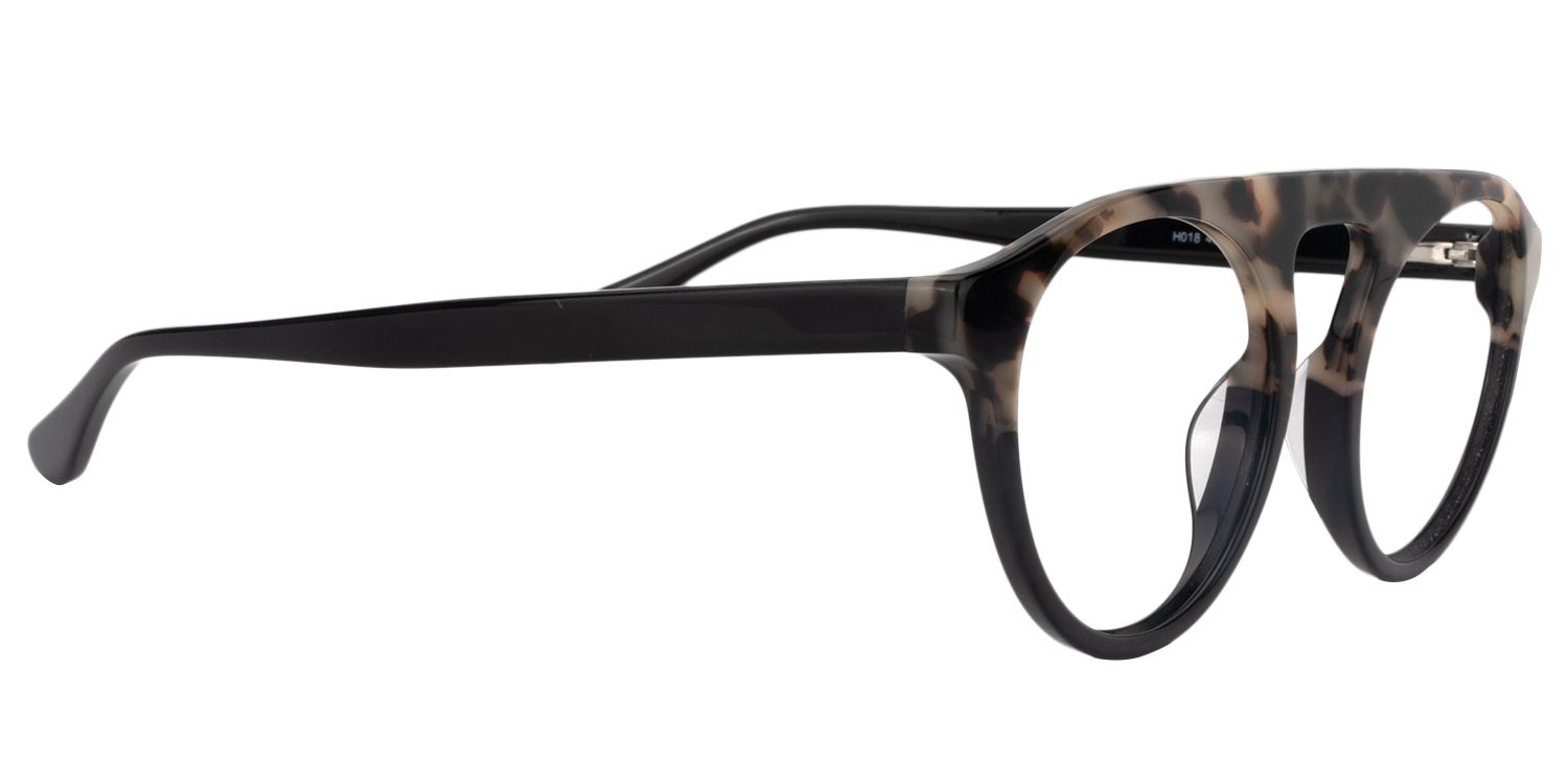 Round Light-Tortoise Glasses | Zeelool Glasses4