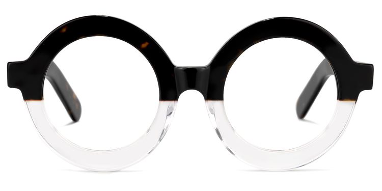 Calhoun Round Two-Tone Glasses