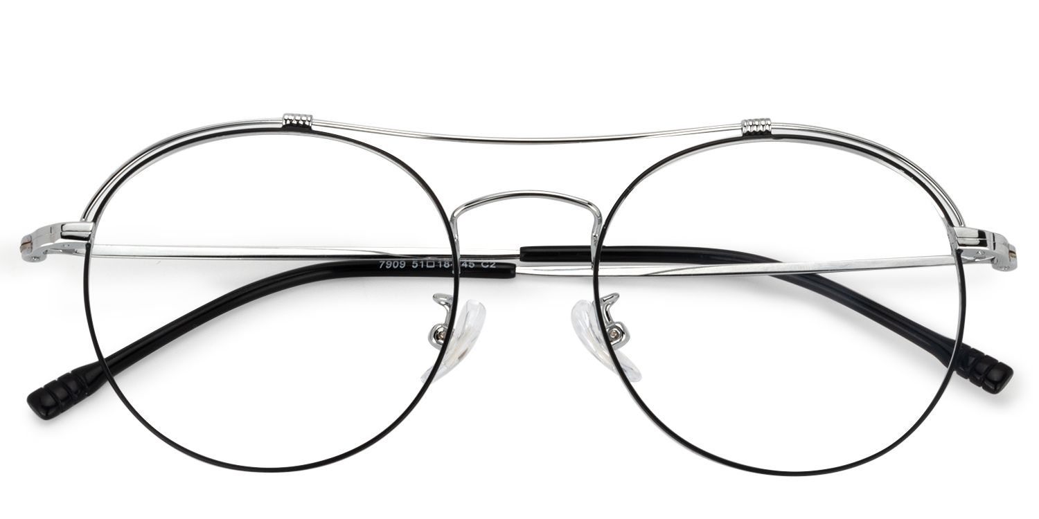 Aviator Black Glasses | Zeelool Glasses1