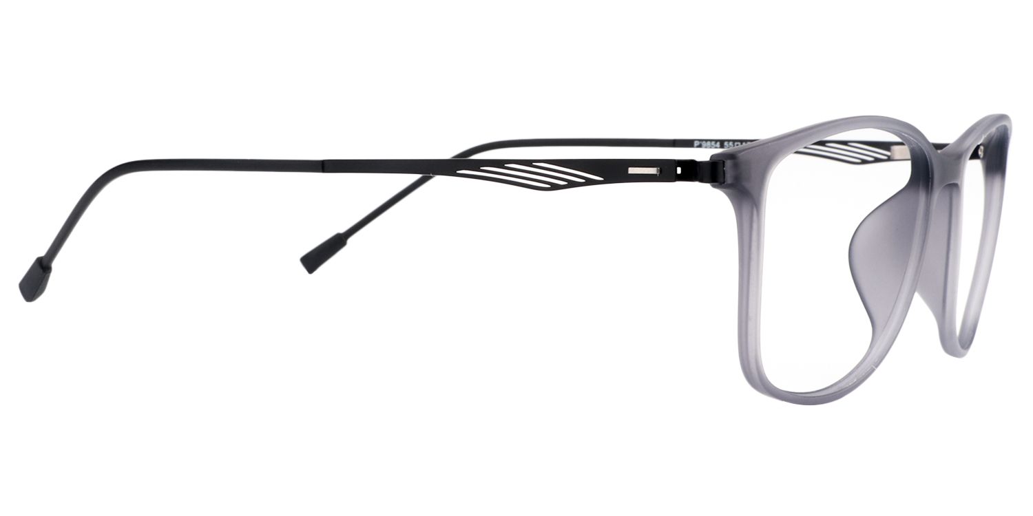 Rectangle Gray Glasses | Zeelool Glasses2