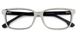 Charla Rectangle Gray Glasses1