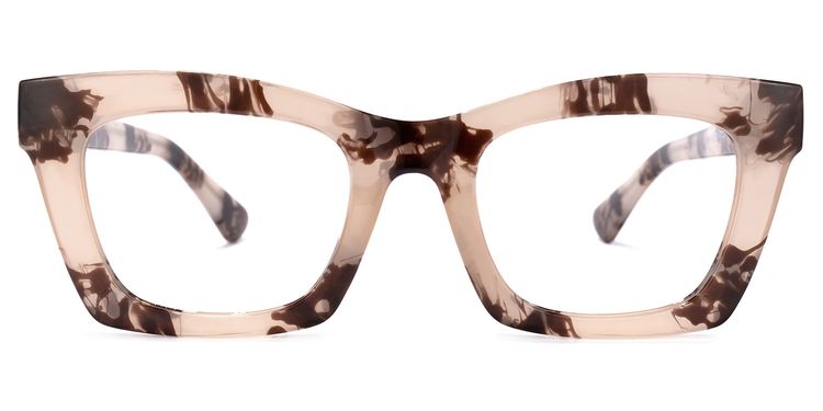 Vargas Square Pink-Floral Glasses