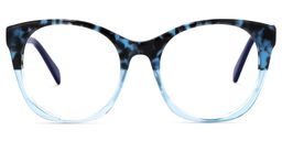 Sanchez Cateye Blue-Tortoise Glasses0