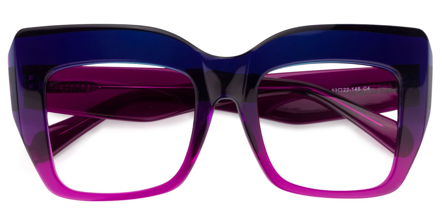 Cat Eye Purple Glasses | Zeelool Glasses1