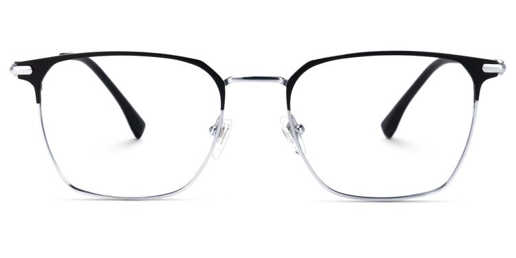 Campos Square Silver Glasses