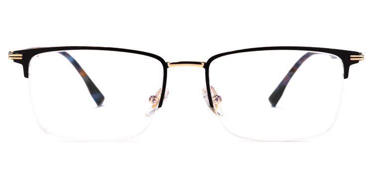 Simms Square Black Glasses